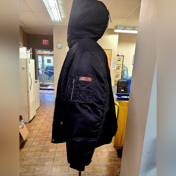 Sold Sold Sold Mens black SEAN JOHN down oversized puffer jacket 2X - Picture 3 of 13